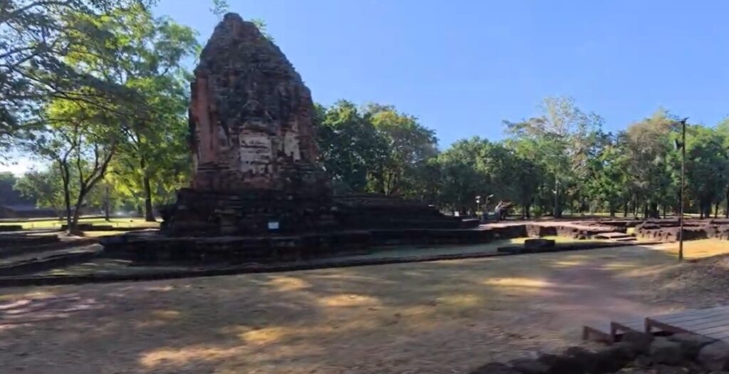 Ancient brick monument at Si Thep Historical Park in Phetchabun, Thailand