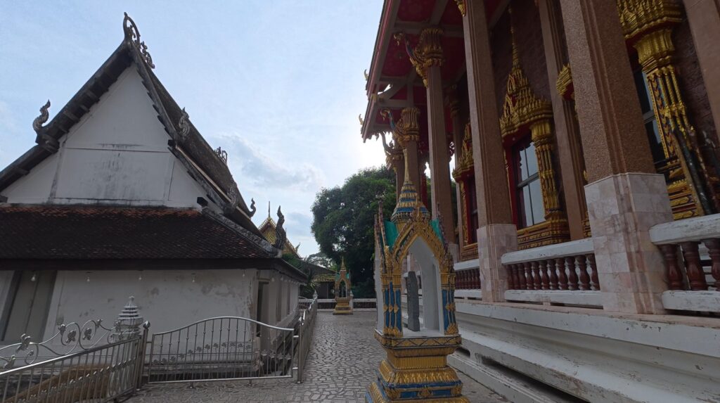 Historic Ubosot at Wat Tapon Yai in Chanthaburi