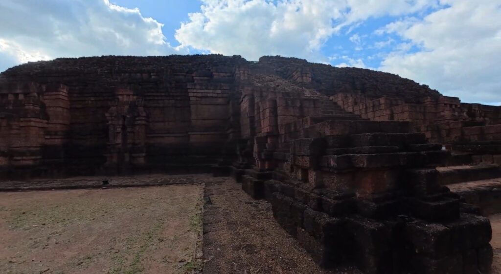 Khao Klang Nok ancient brick monument near Si Thep, Thailand