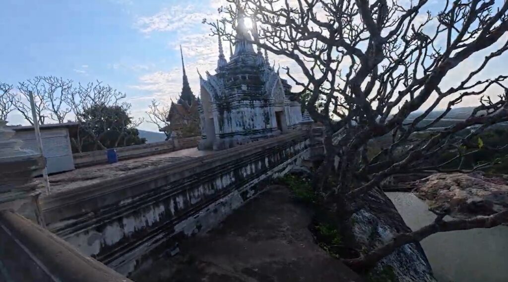 Mountain ridges seen from Wat Phra Phutthachai in Saraburi