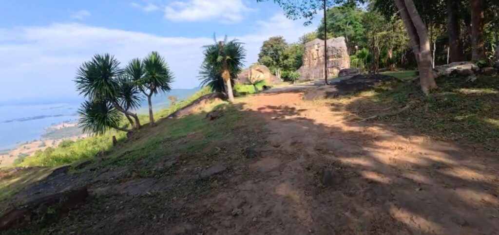 Giant ancient rocks surrounded by forest at Hin Chang Si, Khon Kaen