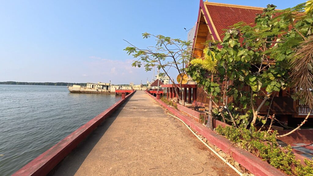 Waterway near the historic King Taksin shipyard in Chanthaburi