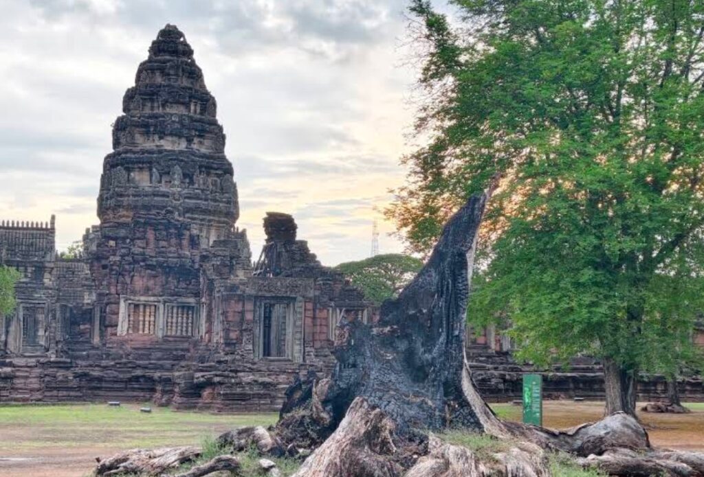 Phimai Historical Park ancient Khmer sanctuary in Nakhon Ratchasima, Thailand