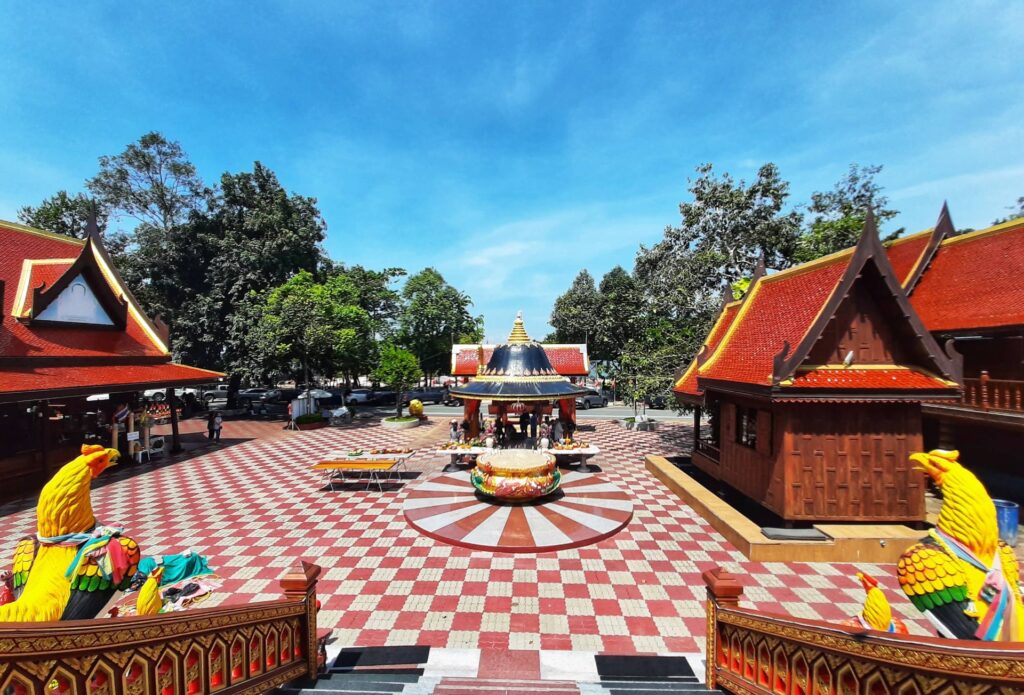 Courtyard inside King Taksin the Great Shipyard Historical Site