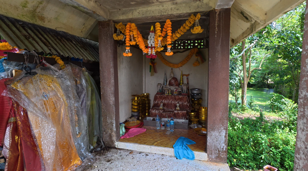 Traditional spirit shrine at Muang Paniat Archaeological Site
