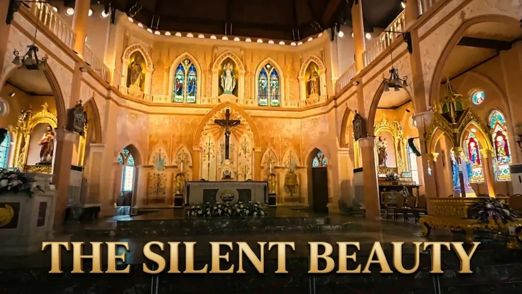 Interior of the Cathedral of the Immaculate Conception in Chanthaburi, Thailand