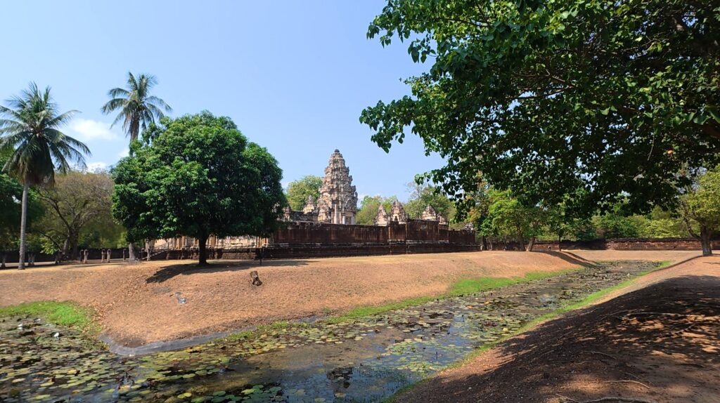Outer moat surrounding Sadok Kok Thom