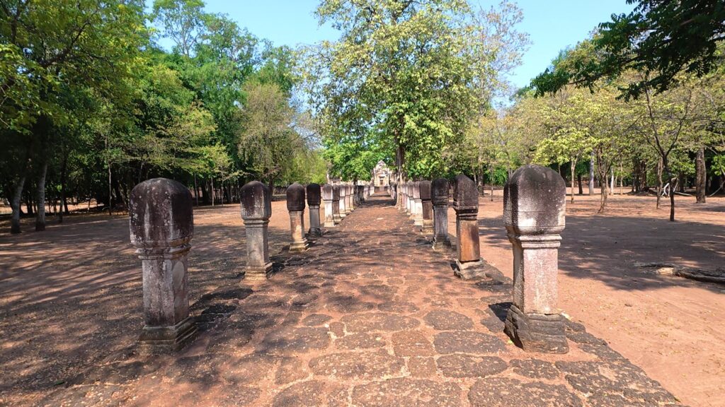 Stone causeway leading to Sadok Kok Thom temple