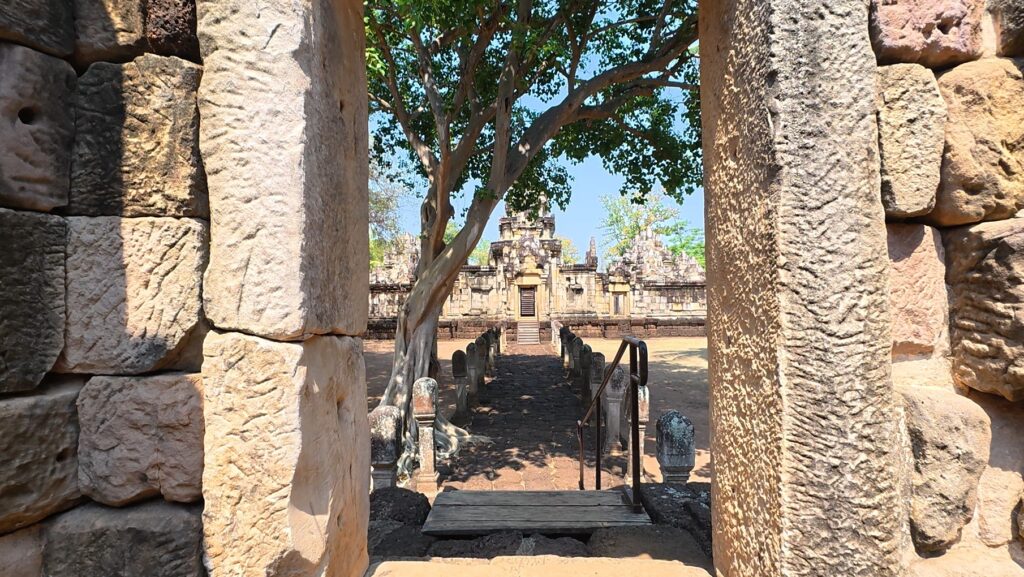 View through the doorway toward the sanctuary