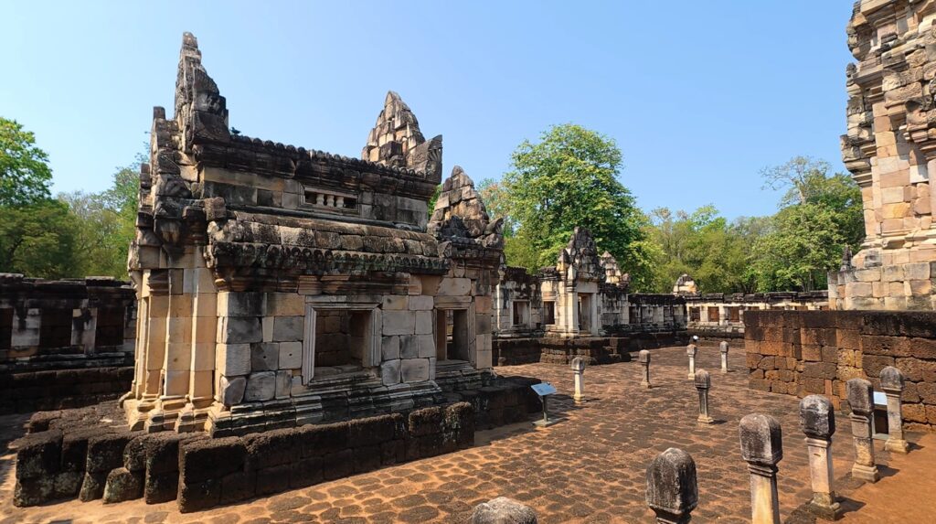 Side view of the sanctuary