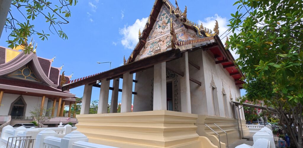 Wat Pa Pradu ancient ubosot in Rayong, Thailand