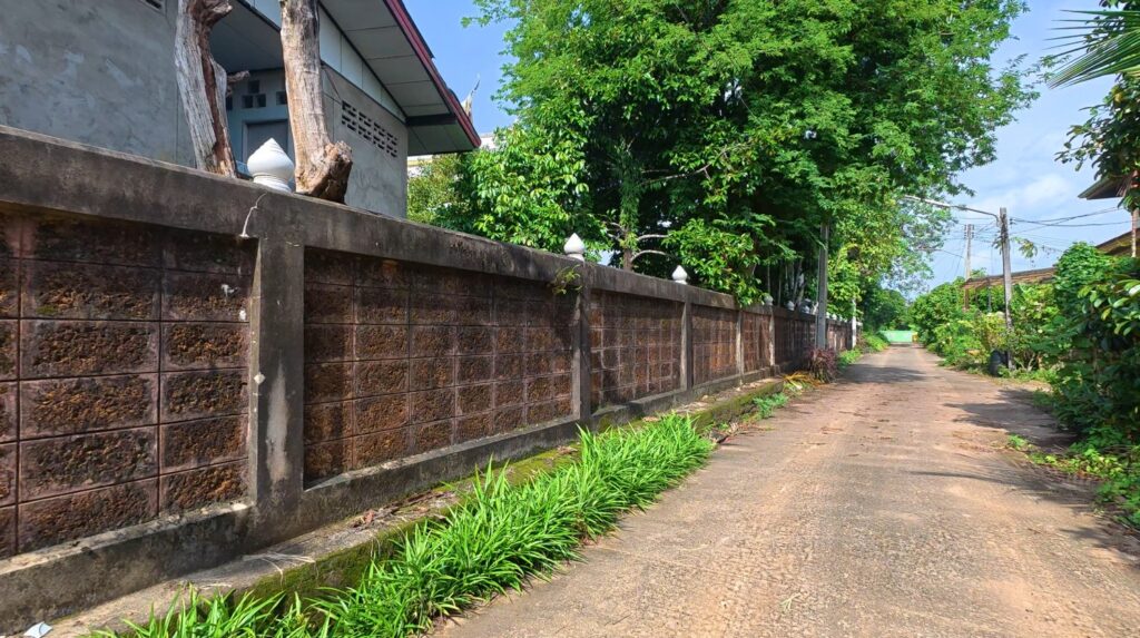 Road leading to Wat Yai Phliu in Chanthaburi