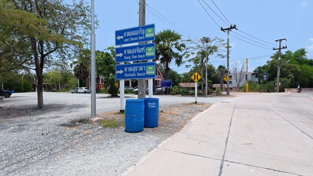 Riding along a familiar road through the changing city of Rayong