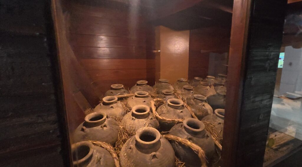 Visible artifact storage at the National Maritime Museum in Chanthaburi