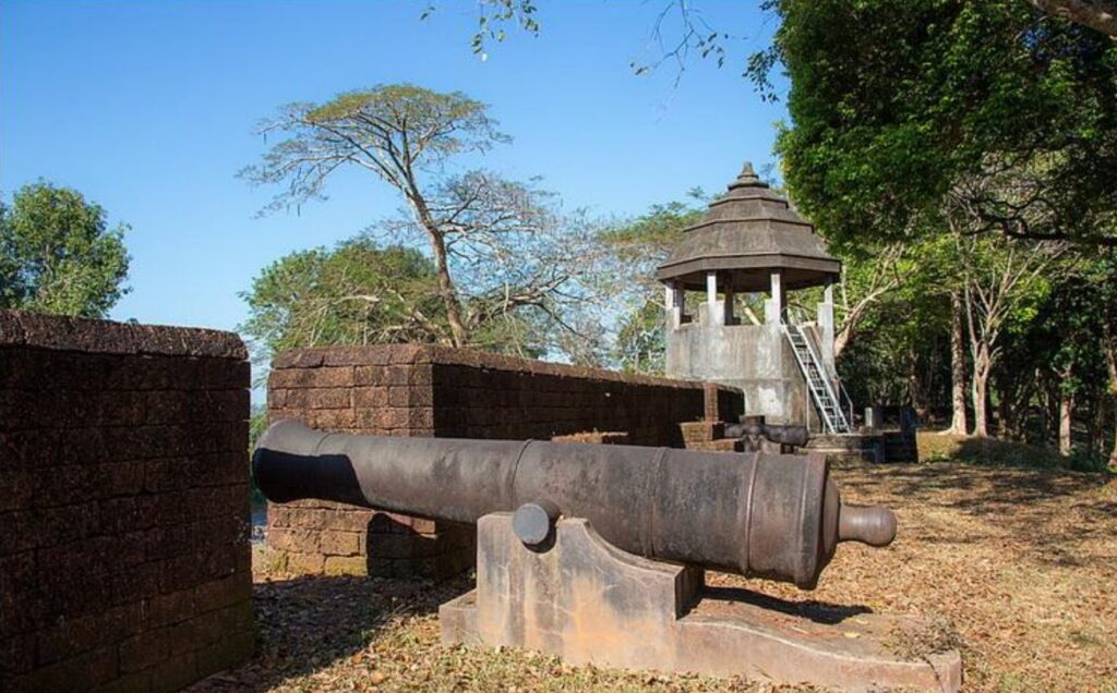 Entrance to Noen Wong Fortress in Chanthaburi, Thailand