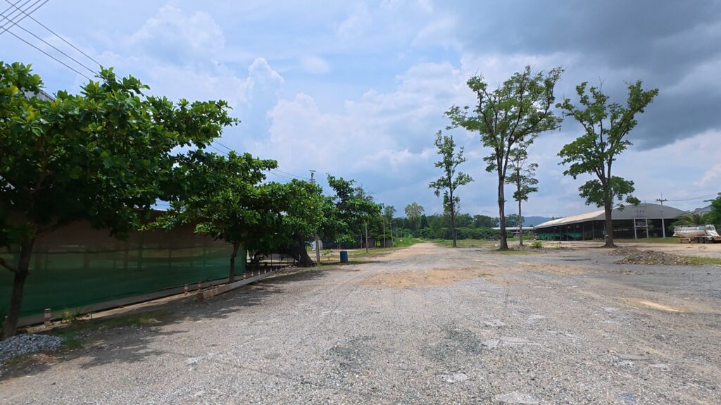 Lone rider looking toward Cambodia from Ban Pakkad Border Checkpoint