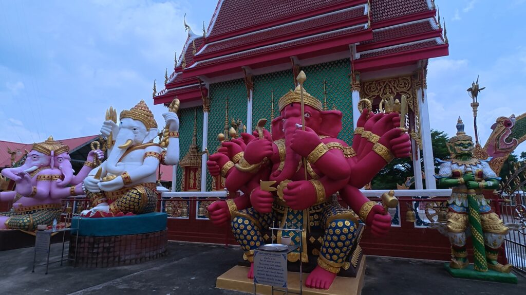 Ganesha statue at Wat Ang Kaeo temple in Thailand